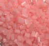 50g 5x4x2mm Milky Pink Tile Beads